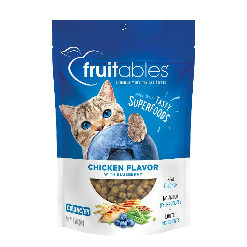 Fruitables Superfoods Cat Treats Chicken & Blueberry 2.5oz