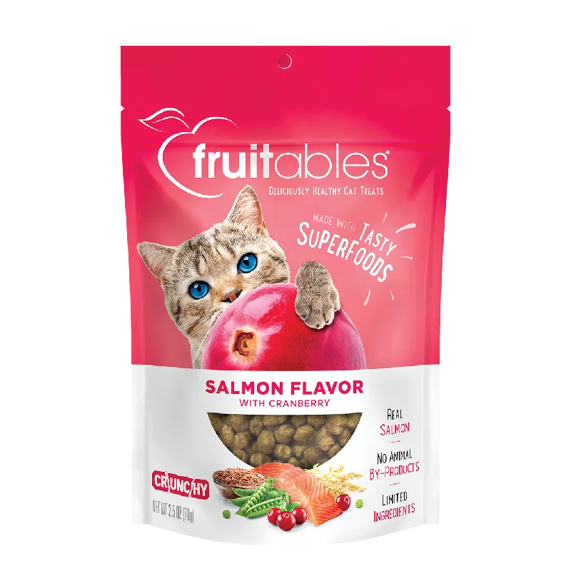 Fruitables Superfoods Cat Treats Salmon & Cranberry 2.5oz