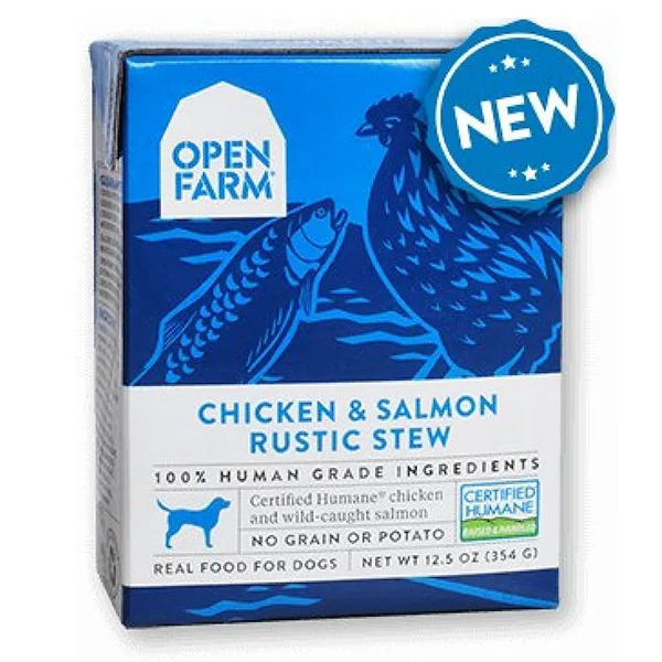 Open Farm Chicken & Salmon Rustic Stew 354 g