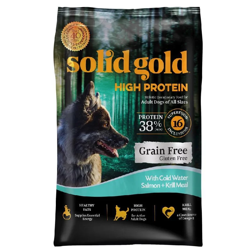 Solid Gold High Protein With Salmon Grain & Gluten Free Dry Dog Food